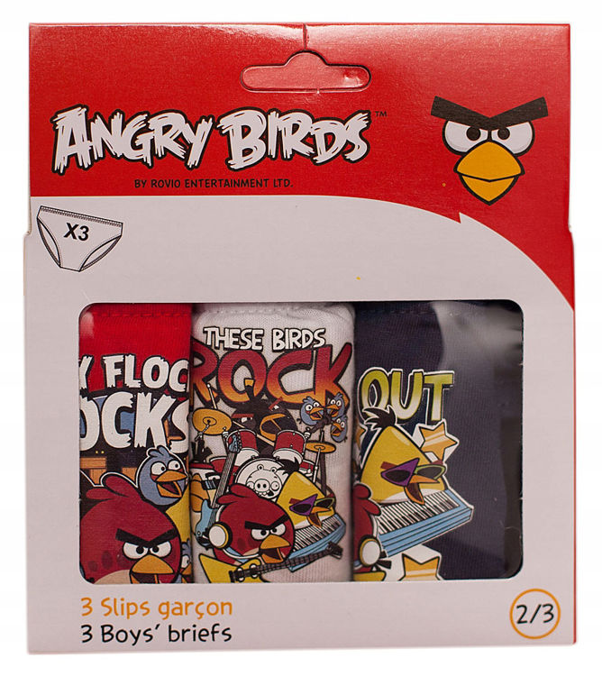 Picture of HO3034- ANGRY BIRDS 3 PACK BRIEFS / PANTIES IN COTTON